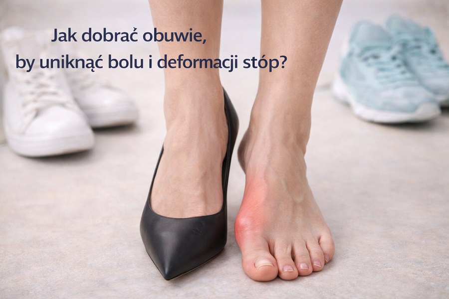 Jak dobrać obuwie, by uniknąć bólu i deformacji stóp?