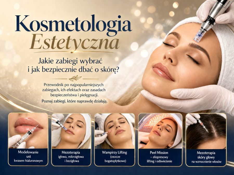 Kosmetologia estetyczna – jakie zabiegi wybrać i jak bezpiecznie zadbać o skórę